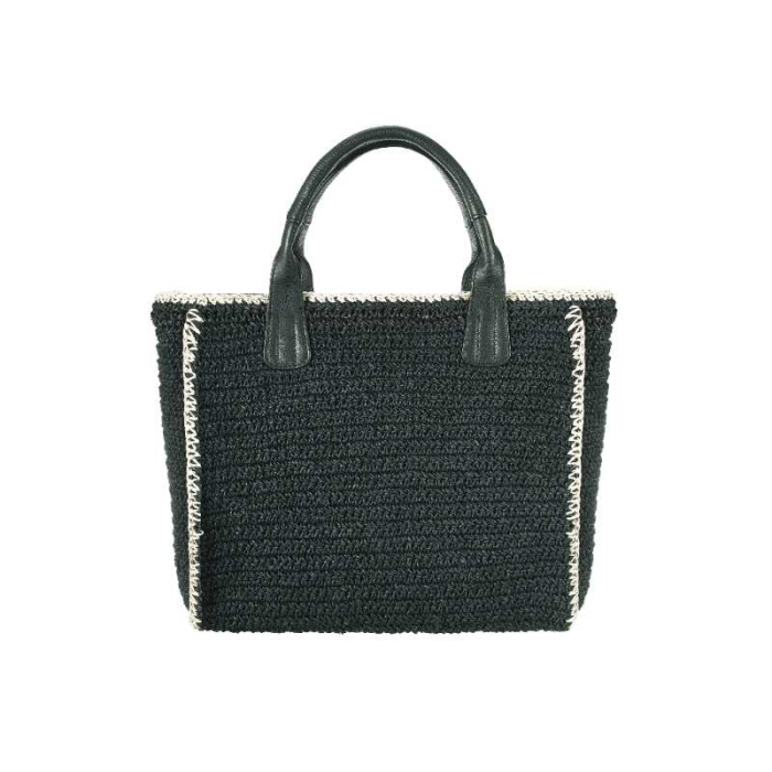 Preview: SEABREEZE SHOPPER RAFFIABAST BLACK